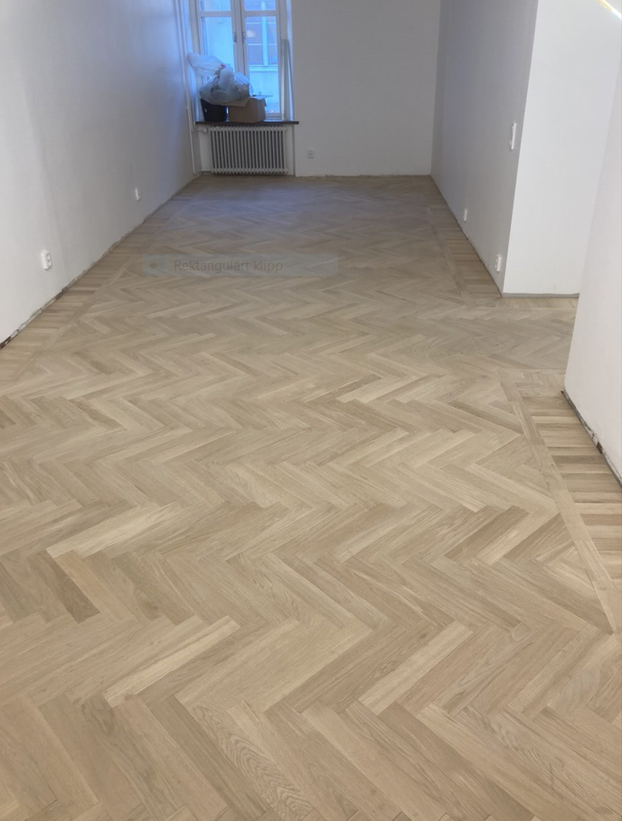 Lägga fiskbensgolv Kristianstad